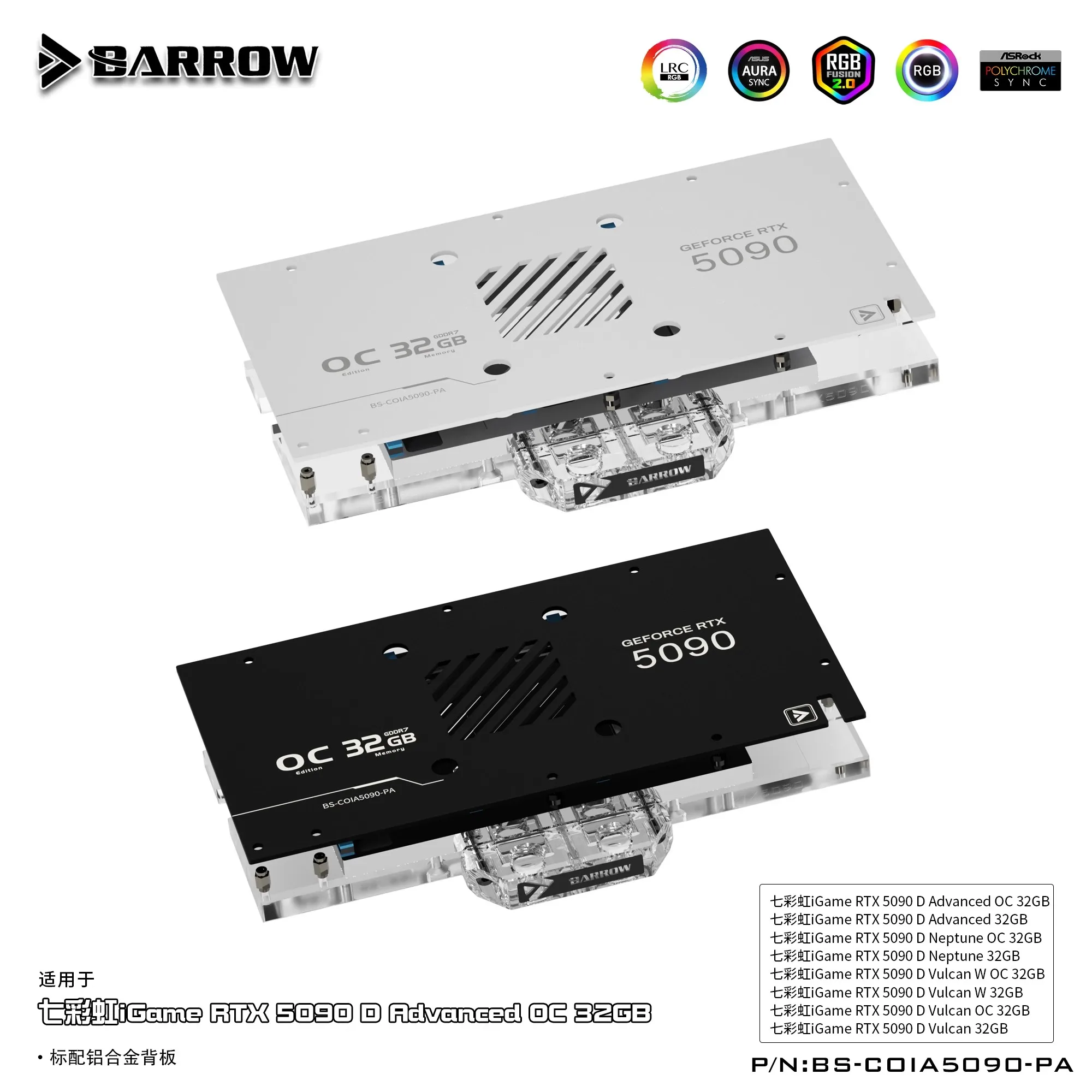 Barrow BS-COIA5090-PA GPU Su B - Rtx 5090 32Gb incelemesi ve fiyatı