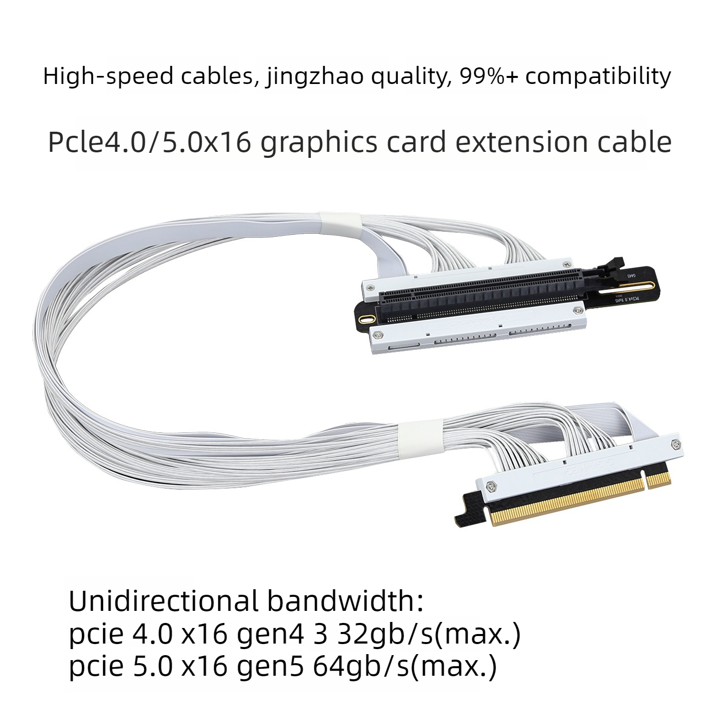 GPU Sunucusu Özel PCIE 5.0 X16 - Pcie 5.0 Gpu Riser Cable incelemesi ve fiyatı